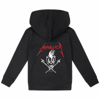 Metallica (Scary Guy) - Kids zip-hoody, black, red/white, 164
