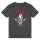 Metallica (Scary Guy) - Kinder T-Shirt, charcoal, rot/weiß, 128