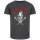 Metallica (Scary Guy) - Kinder T-Shirt, charcoal, rot/weiß, 152