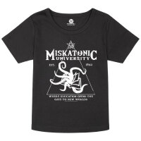 Miskatonic University - Girly Shirt - schwarz - weiß - 128