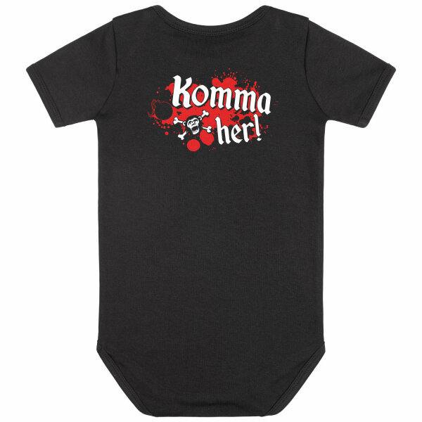 Mr. Hurley & Die Pulveraffen (Ach ja?!) - Baby bodysuit, black, red/white, 56/62