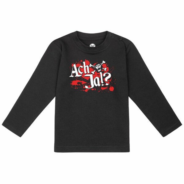 Mr. Hurley & Die Pulveraffen (Ach ja?!) - Baby longsleeve, black, red/white, 68/74