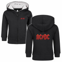 AC/DC (Logo Multi) - Baby Kapuzenjacke - schwarz -...