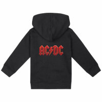 AC/DC (Logo Multi) - Baby Kapuzenjacke, schwarz, mehrfarbig, 80/86