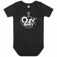 Ozzy Osbourne (Ozzy Baby) - Baby bodysuit - black - white...