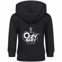 Ozzy Osbourne (Ozzy Baby) - Baby zip-hoody, black, white, 56/62