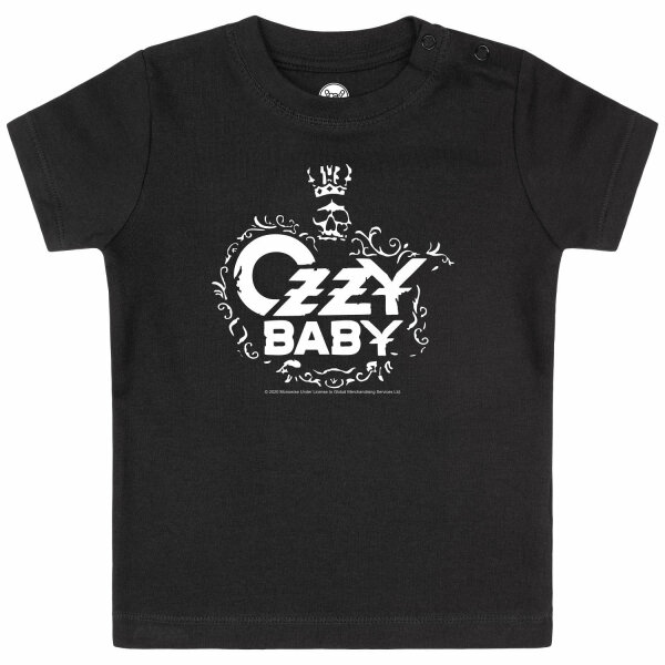 Ozzy Osbourne (Ozzy Baby) - Baby T-Shirt, schwarz, weiß, 80/86