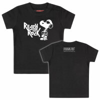 Peanuts (Ready to Rock) - Baby T-Shirt - schwarz -...