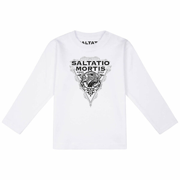 Saltatio Mortis (Dragon Triangle) - Baby longsleeve, white, black, 68/74