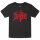 Death (Logo) - Kinder T-Shirt, schwarz, rot, 152