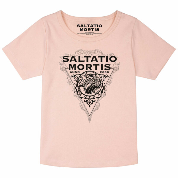 Saltatio Mortis (Dragon Triangle) - Girly Shirt, hellrosa, schwarz, 128