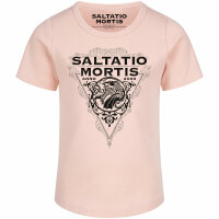Saltatio Mortis (Dragon Triangle) - Girly shirt, pale pink, black, 128
