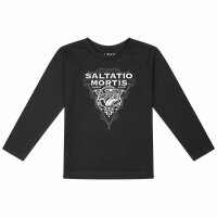 Saltatio Mortis (Dragon Triangle) - Kids longsleeve, black, white, 116