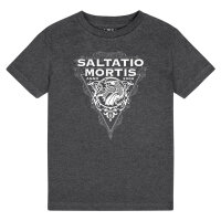 Saltatio Mortis (Dragon Triangle) - Kinder T-Shirt, charcoal, weiß, 104