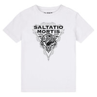 Saltatio Mortis (Dragon Triangle) - Kinder T-Shirt, weiß, schwarz, 152