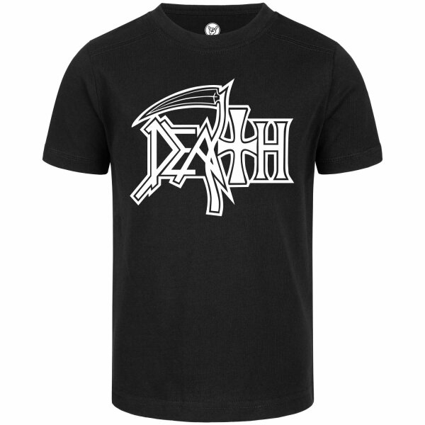 Death (Logo) - Kids t-shirt, black, white, 164