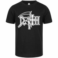 Death (Logo) - Kinder T-Shirt - schwarz - weiß - 164