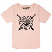 Saltatio Mortis (Logo Dragon) - Girly shirt, pale pink, black, 128