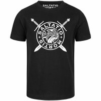 Saltatio Mortis (Logo Dragon) - Kids t-shirt, black, white, 92