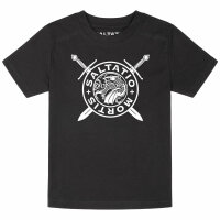 Saltatio Mortis (Logo Dragon) - Kinder T-Shirt, schwarz, weiß, 92
