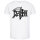 Death (Logo) - Kids t-shirt, white, black, 104