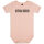 Dimmu Borgir (Logo) - Baby bodysuit, pale pink, black, 56/62