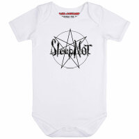 Sleepnot - Baby bodysuit - white - black - 68/74