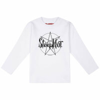 Sleepnot - Baby longsleeve, white, black, 80/86