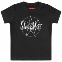 Sleepnot - Baby T-Shirt, schwarz, weiß, 68/74