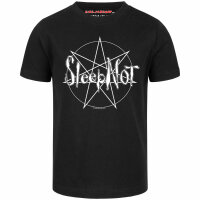 Sleepnot - Kinder T-Shirt, schwarz, weiß, 104