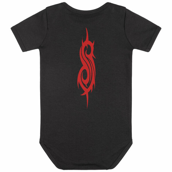 Slipknot (Logo) - Baby bodysuit, black, red, 56/62