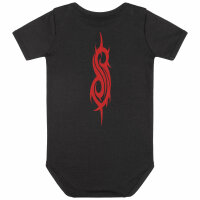 Slipknot (Logo) - Baby bodysuit, black, red, 56/62