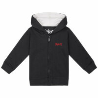 Slipknot (Logo) - Baby zip-hoody, black, red, 56/62