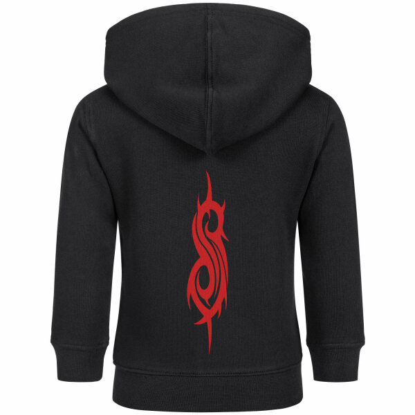 Slipknot (Logo) - Baby Kapuzenjacke, schwarz, rot, 80/86