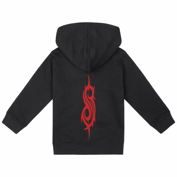 Slipknot (Logo) - Baby Kapuzenjacke, schwarz, rot, 80/86