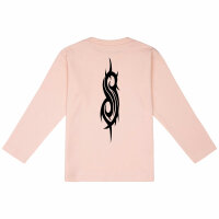 Slipknot (Logo) - Baby longsleeve, pale pink, black, 56/62