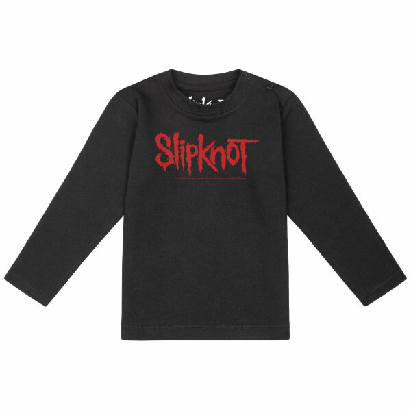 Slipknot (Logo) - Baby longsleeve, black, red, 80/86