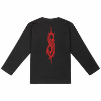 Slipknot (Logo) - Baby longsleeve, black, red, 80/86