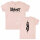Slipknot (Logo) - Baby T-Shirt, hellrosa, schwarz, 56/62