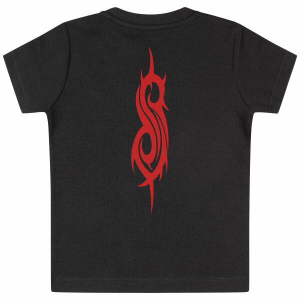 Slipknot (Logo) - Baby T-Shirt, schwarz, rot, 56/62