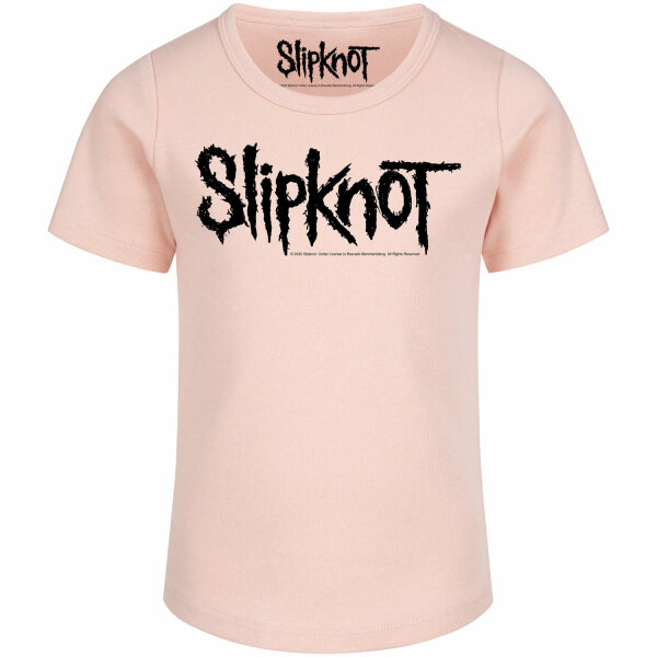 Slipknot (Logo) - Girly Shirt, hellrosa, schwarz, 104