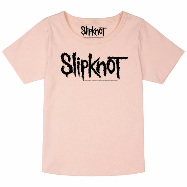 Slipknot (Logo) - Girly Shirt, hellrosa, schwarz, 104