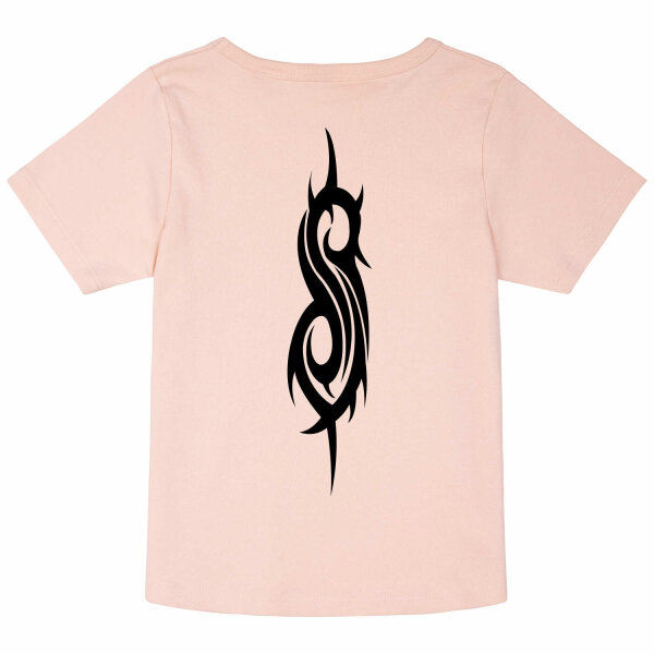 Slipknot (Logo) - Girly Shirt, hellrosa, schwarz, 104