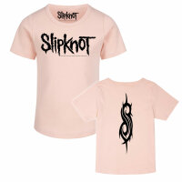 Slipknot (Logo) - Girly Shirt, hellrosa, schwarz, 104