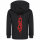 Slipknot (Logo) - Kinder Kapuzenjacke, schwarz, rot, 116