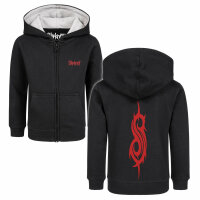 Slipknot (Logo) - Kids zip-hoody - black - red - 140