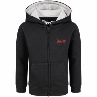 Slipknot (Logo) - Kids zip-hoody, black, red, 140