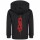 Slipknot (Logo) - Kids zip-hoody, black, red, 164