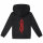 Slipknot (Logo) - Kids zip-hoody, black, red, 164