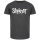 Slipknot (Logo) - Kinder T-Shirt, charcoal, weiß, 104